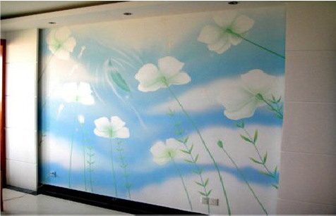  霞浦画墙绘怎么画好白云的蓬松感？