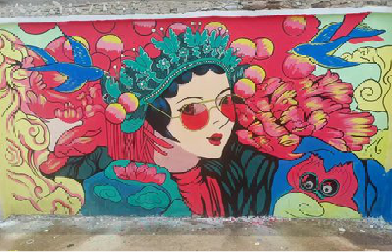  霞浦墙体彩绘-网红墙