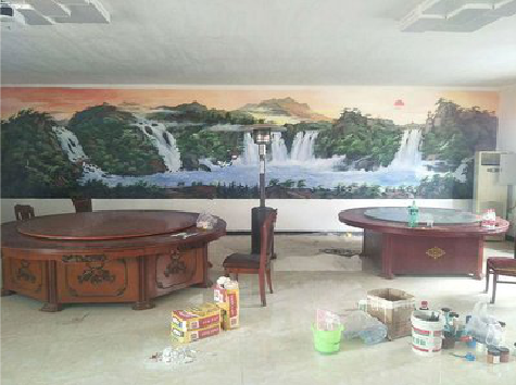  霞浦墙绘-写实风景