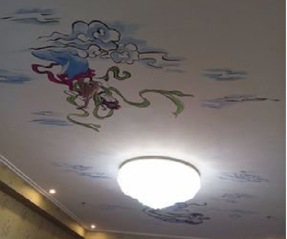  霞浦如何快速绘制天花板上的手绘墙？